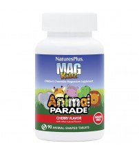 Магний для детей NaturesPlus Animal Parade MagKidz Children's Chewable Magnesium 90 Animals